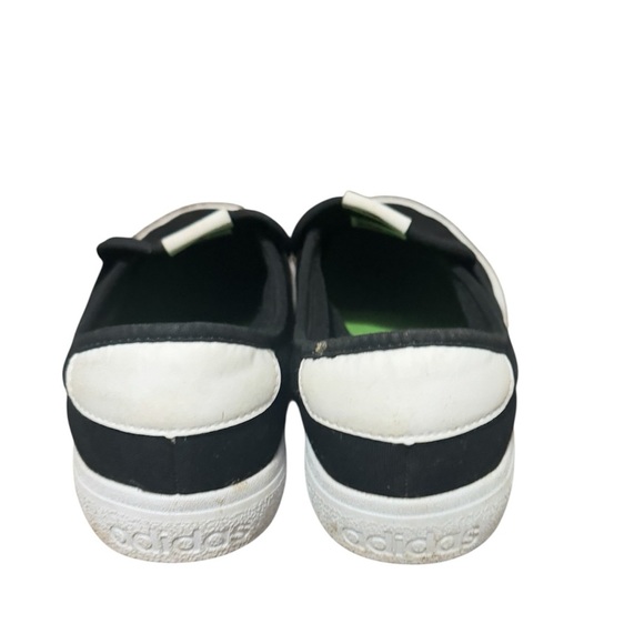 Adidas Black and White Slip-On Shoes comfortable athleisure sneakers - Picture 7 of 9